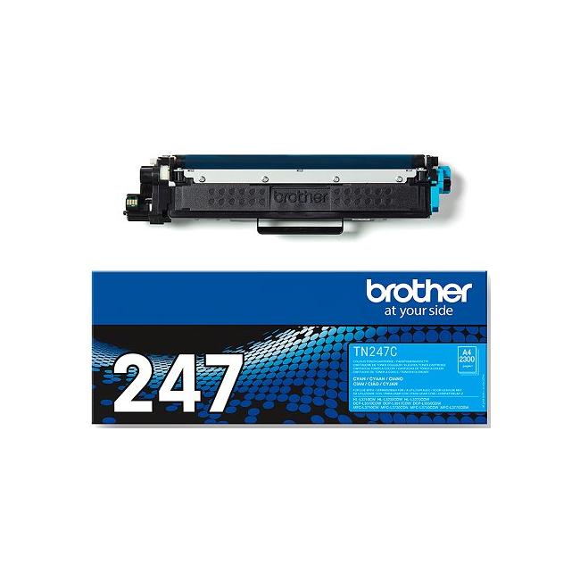Toner Brother TN-247 pre HL-L3210CW/L3270CDW, DCP-L3510CDW/L3550CDW azúrová (2 300 str.)