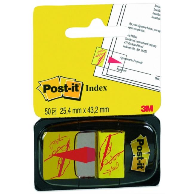 Post-it Index bookmarks wide 25.4x43.2 'signature'