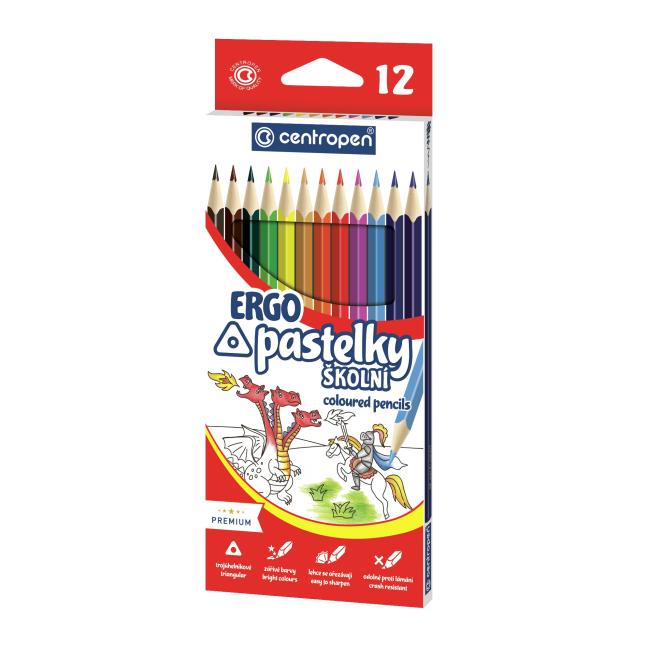 Trojuholníkové farbivá CENTROPEN 9521/12f