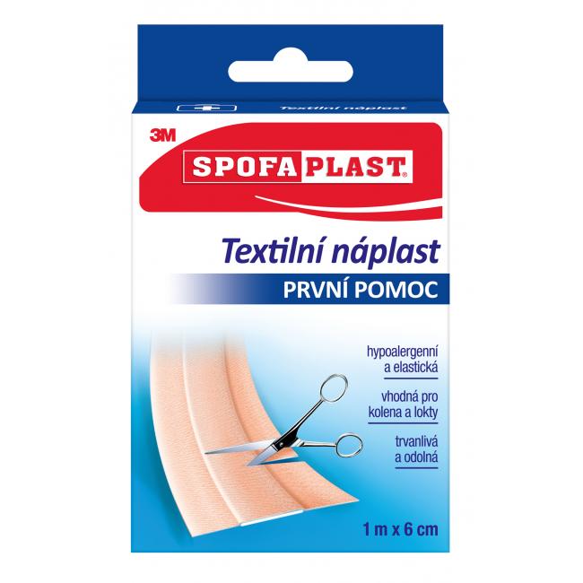 3M Spofaplast 154 Textile elastic patch, 1 m x 6 cm