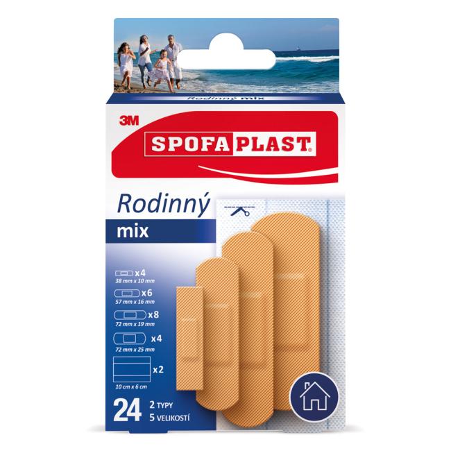[MM225926] 3M Spofaplast Rodinný Mix 603, 24 ks