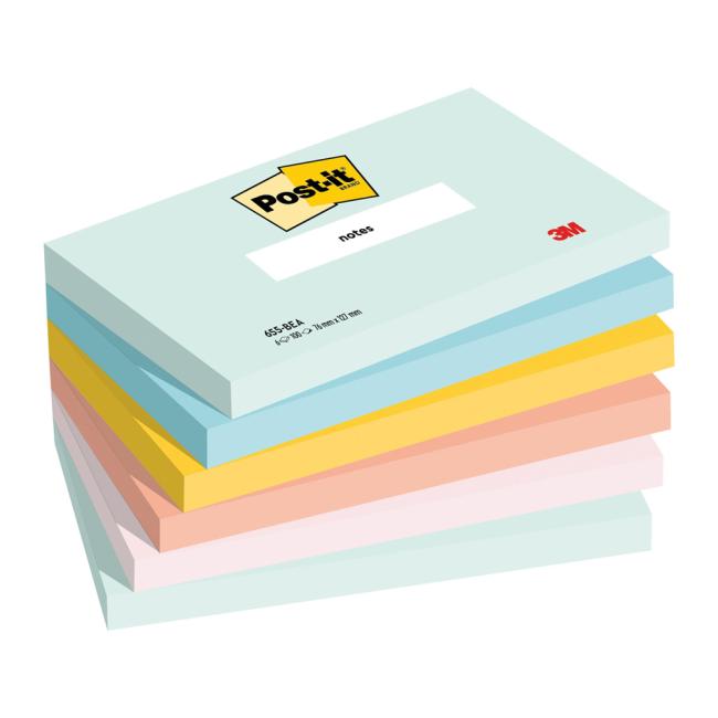 Samolepiaca nálepka BEACHSIDE, rozmer 76x127 mm, 6x100 listov