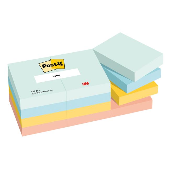 [MM259449] Self-adhesive Post-it note BEACHSIDE, size 38x51 mm, 12x100 sheets