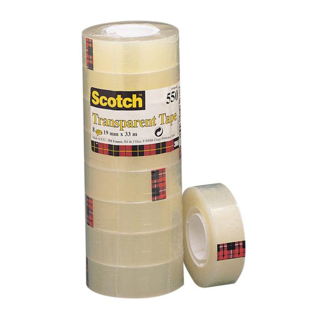[MM550008] Adhesive tape Scotch 550 19 mm x 33 m 8 pcs