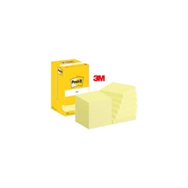 Self-adhesive pad Post-it Super Sticky 76x76mm yellow 12x90l