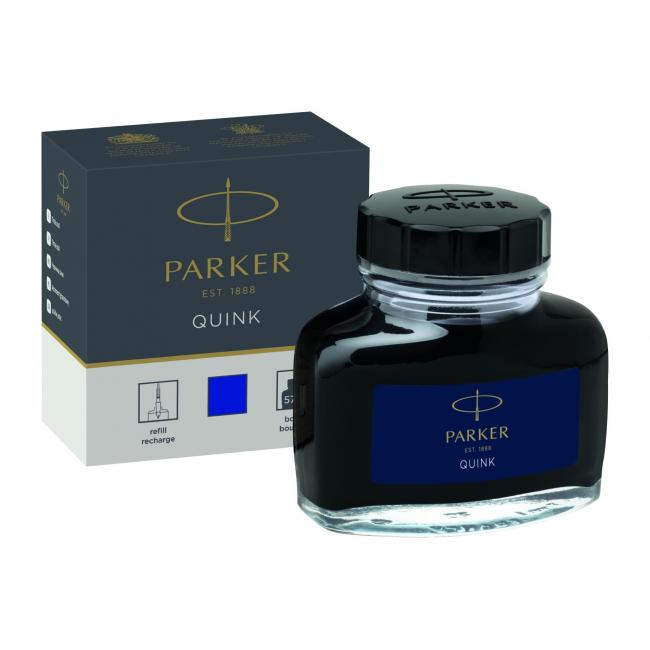 Parker QUINK fountain pen ink blue 57 mℓ
