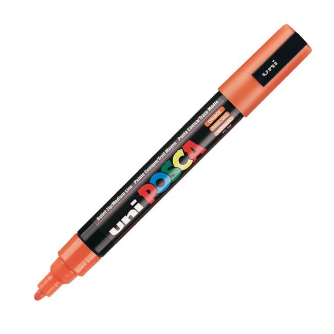 Marker uni POSCA PC-5M orange