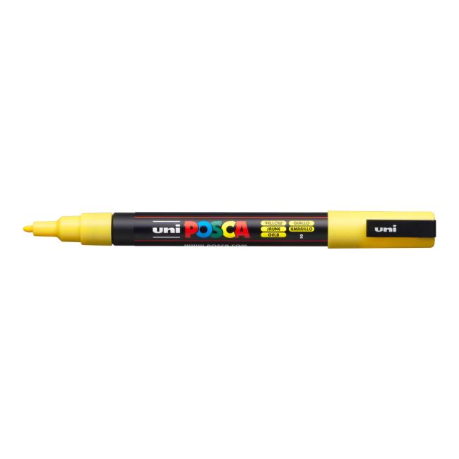 Marker uni POSCA PC-3M yellow