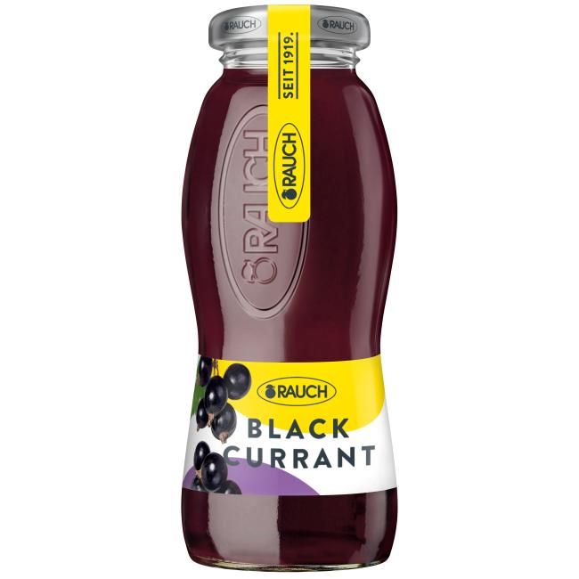 RAUCH Black Currant Juice 25% 24 x 0.2 ℓ NON-RETURNABLE GLASS