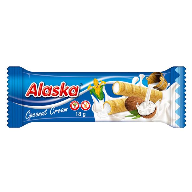 Alaska tubes filled with coconut cream 18 g