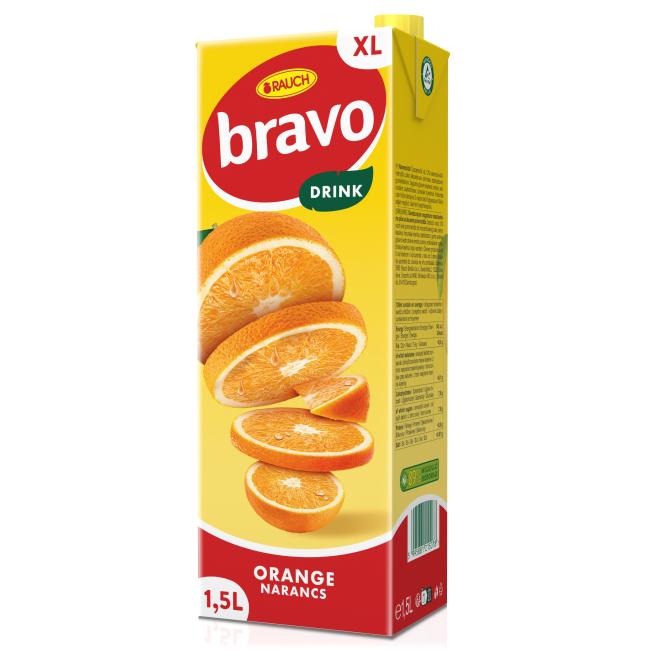 Ovocný nápoj Bravo Orange 1,5 ℓ