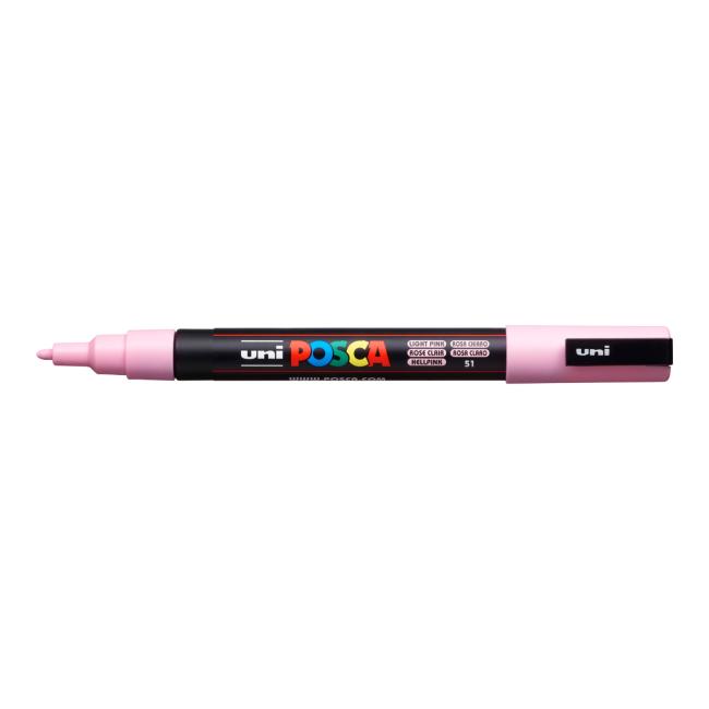 Marker uni POSCA PC-3M light pink