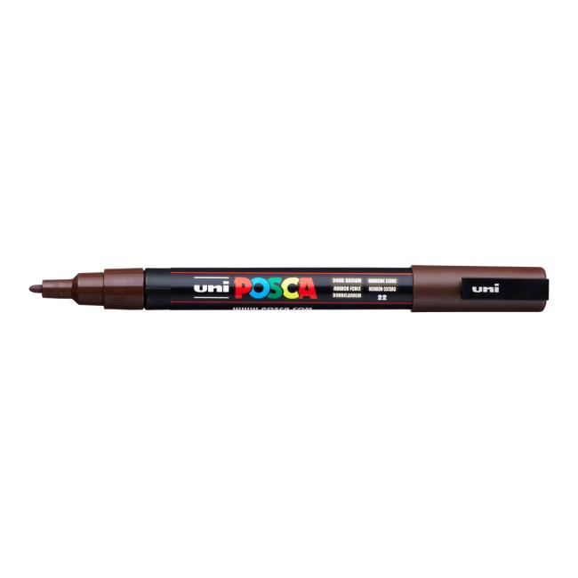[MP284901] Marker uni POSCA PC-3M dark brown
