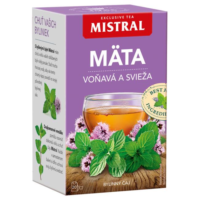 MISTRAL herbal mint tea fragrant and fresh HB 20 x 1.5 g