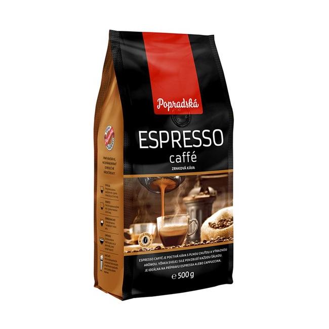 Coffee Popradská ESPRESSO coffee beans 500g BOP