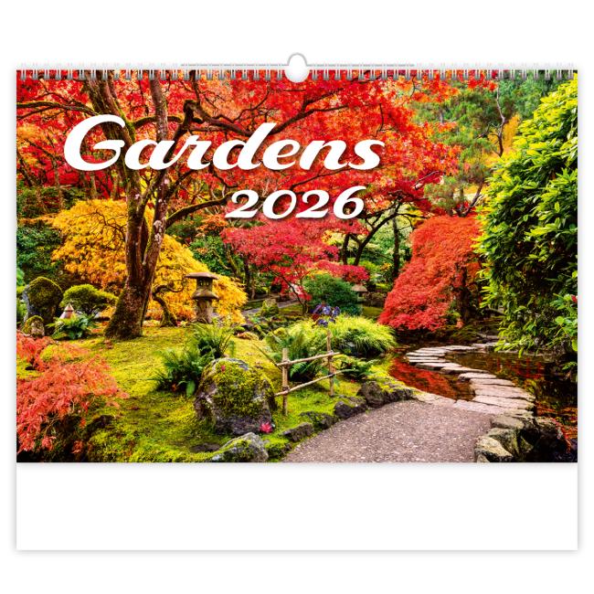 Wall calendar Gardens 45 x 31.5 cm 2026