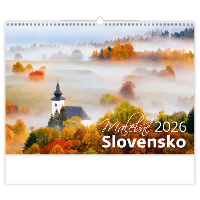 Wall calendar Picturesque Slovakia 45 x 31.5 cm 2026