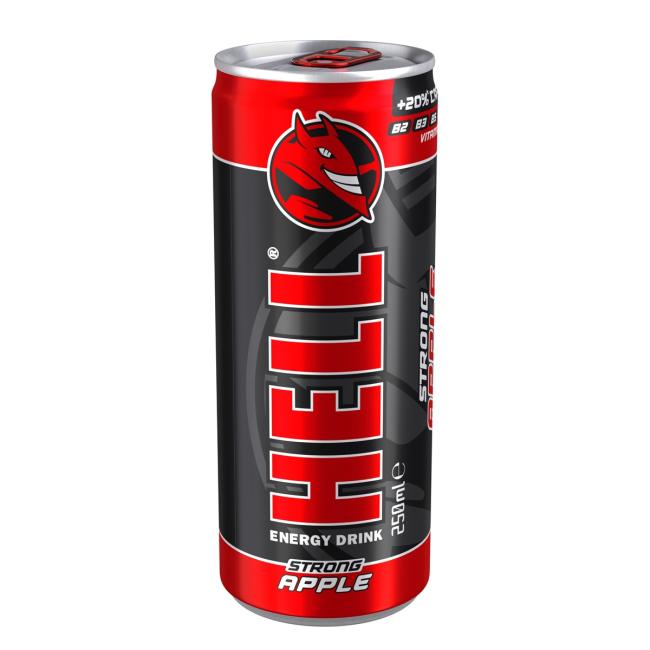 Energy drink Hell Strong Apple 250ml