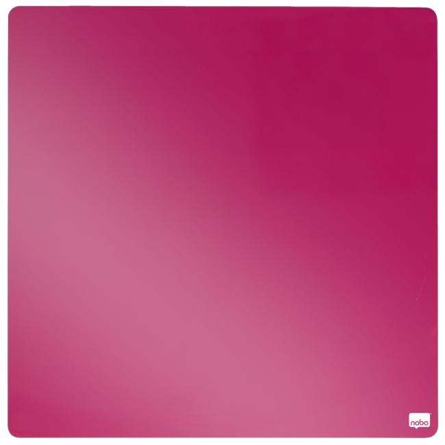 Magnetic blackboard Nobo 36x36cm pink