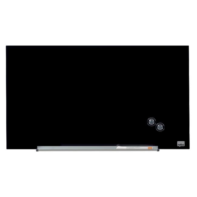 Sklenená tabuľa Nobo Diamond čierna 31", 680x380mm