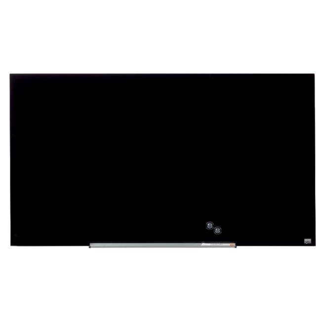Glass board Nobo Diamond black 57", 1260x710mm