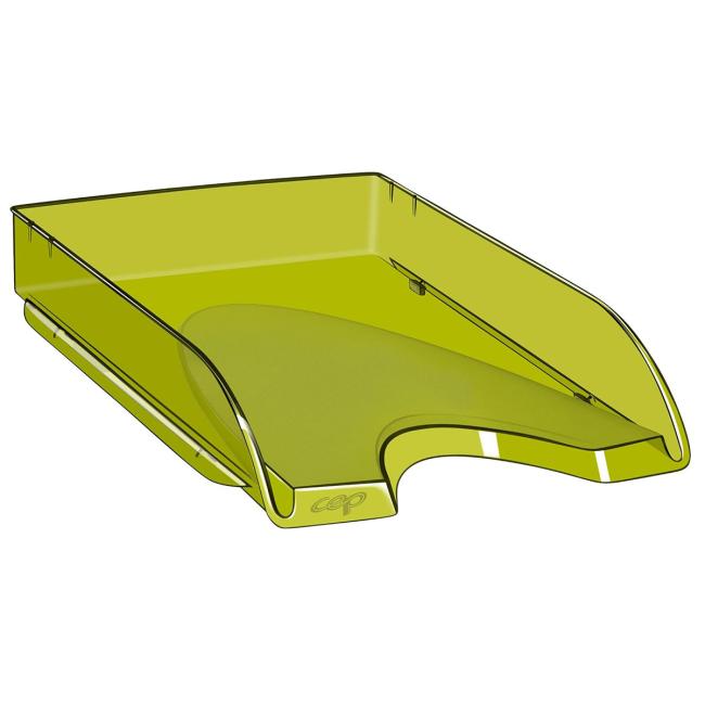 [CP000731] Priehľadný zelený úložný box Cep Happy