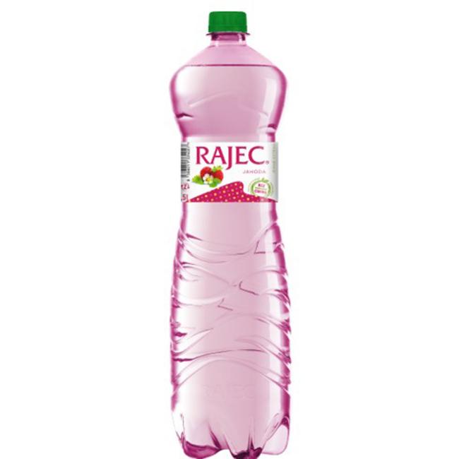 Spring water Rajec flavored - lightly carbonated strawberry 6 x 1.5 ℓ