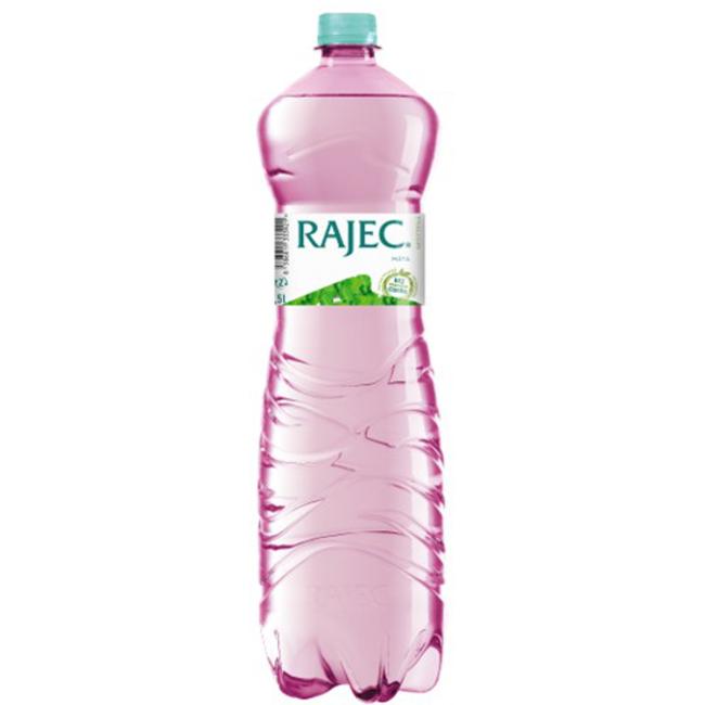 Spring water Rajec flavored - mint non-carbonated 6 x 1.5 ℓ