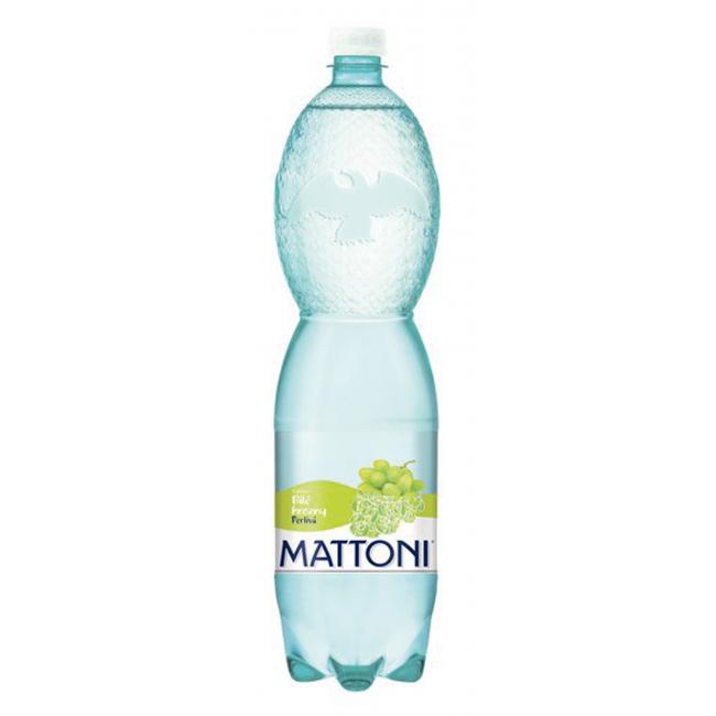 Mineral water MATTONI flavored - white grape carbonated 6 x 1.5 ℓ