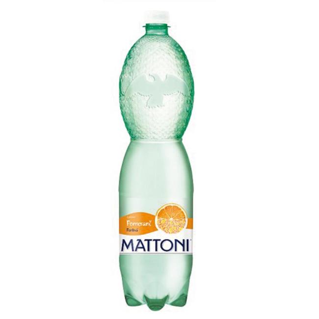 Mineral water MATTONI flavored - orange carbonated 6 x 1.5 ℓ