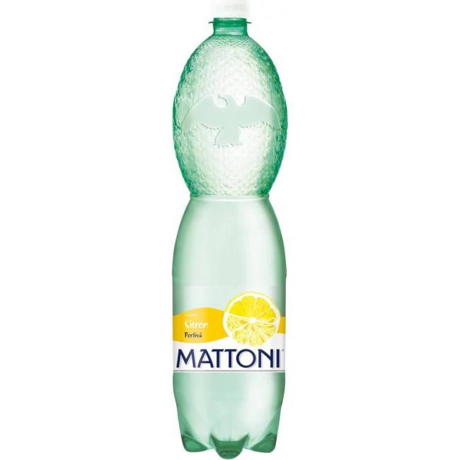 Minerálna voda MATTONI ochutená - citrónová sýtená 6 x 1,5l