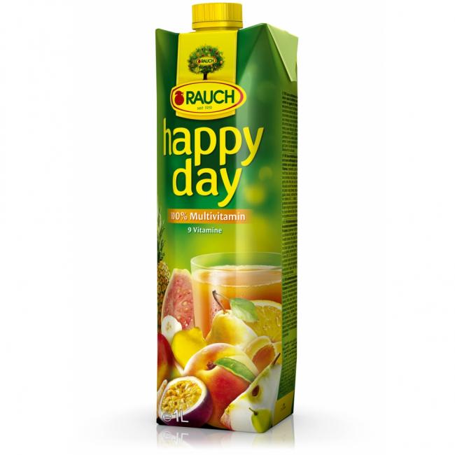 Juice Happy Day Multivitamín 100% 1 ℓ