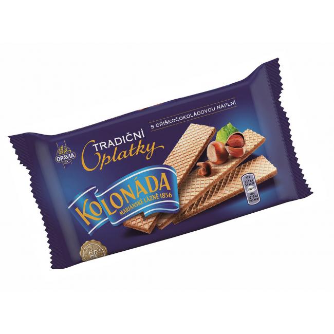 [PT404044] Oblátky Kolonáda Premium - tradičná - lieskovooriešková čokoláda 140 g