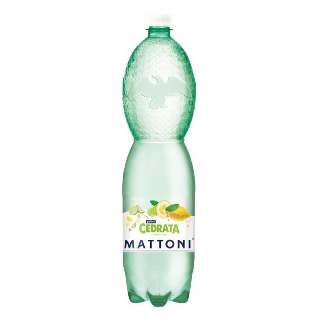 MATTONI mineral water flavored - cedrata carbonated 6 x 1.5 ℓ