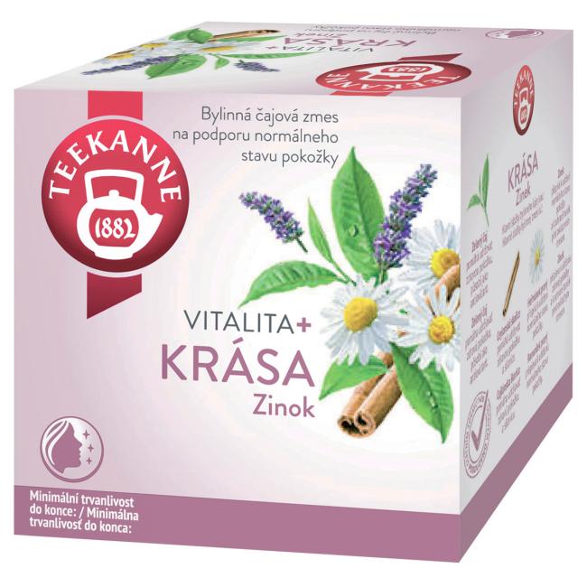 [PT469597] Čaj TEEKANNE Vitality + Beauty (Zinok) 10 x 1,7g