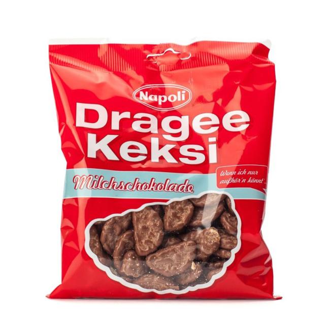 Dragee keksi mliečna čokoláda 165 g