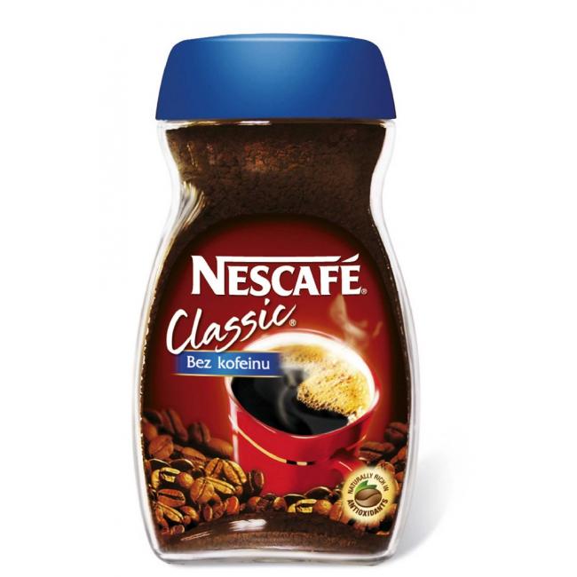NESCAFÉ CLASSIC instantná káva bez kofeínu 100 g