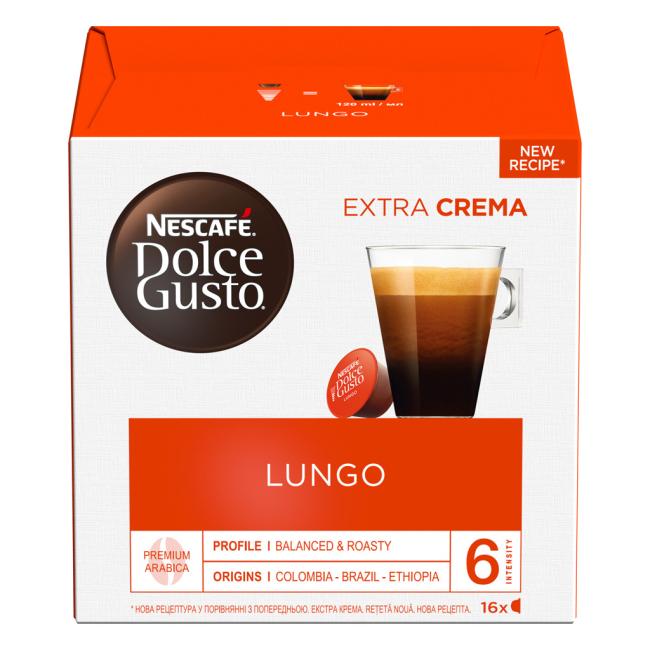 [PT502075] Kávové kapsuly DOLCE GUSTO Caffé Lungo (16 ks)