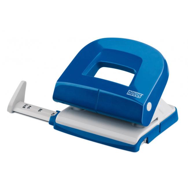Hole punch Novus E 216 blue/grey