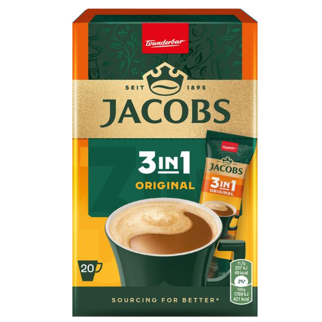 Káva JACOBS 3v1 252g krabička