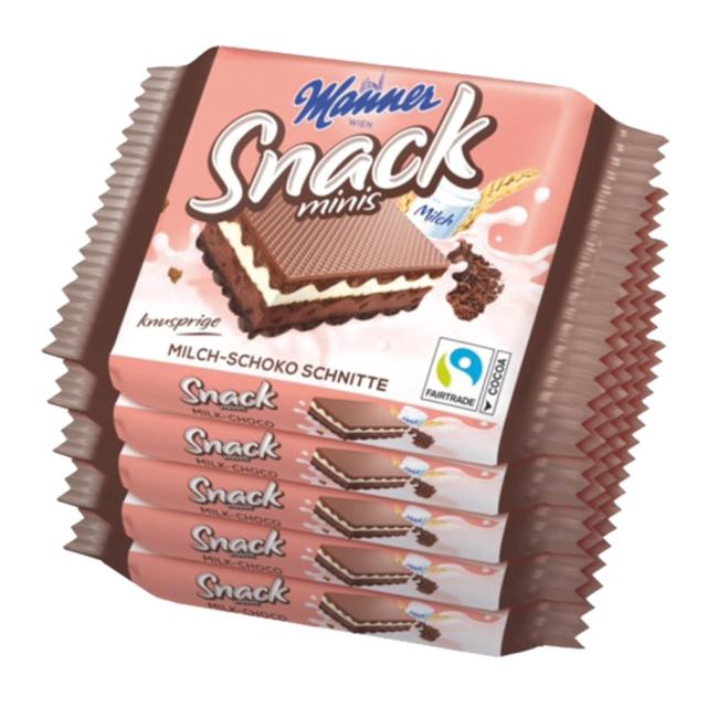 [PT562562] Manner Snack Minis kakaové oblátky 28 x 25g