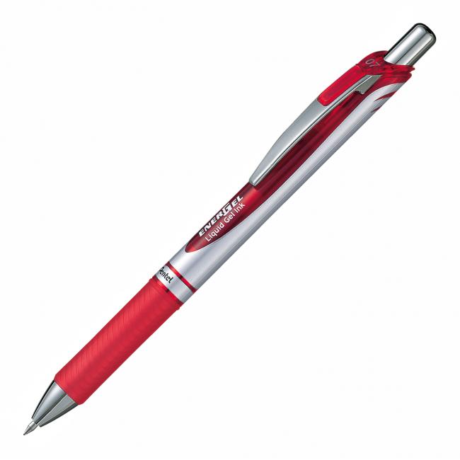 [NT007720] Pentel Energel 07 gel roller, red
