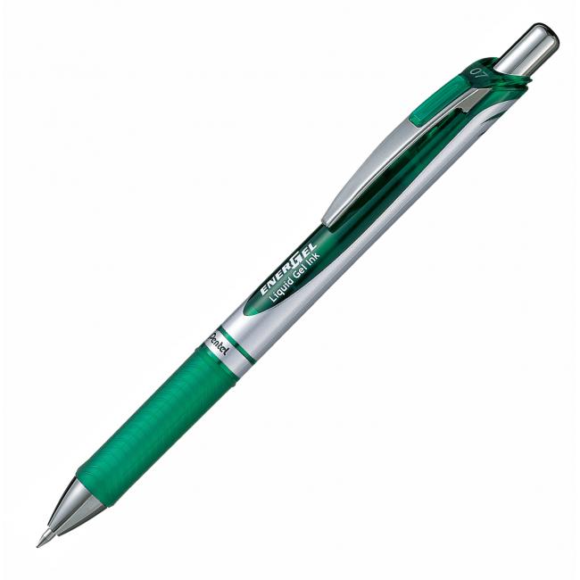 Pentel Energel 07 gel roller, green