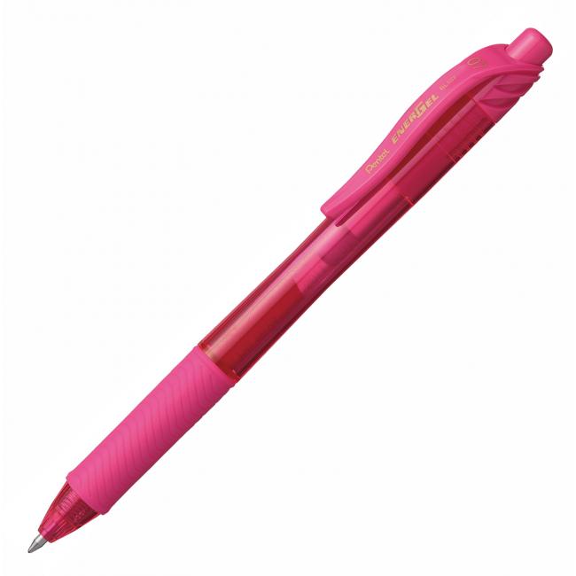 Pentel Energel X 07 gel roller, pink