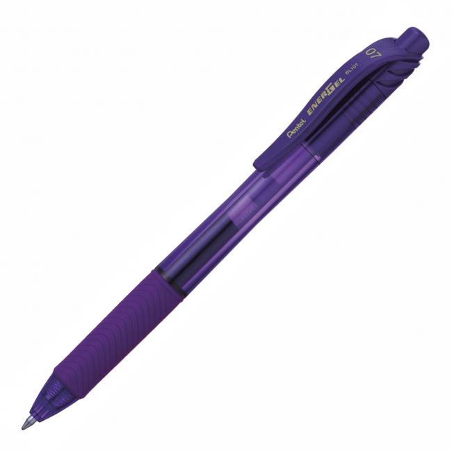 Pentel Energel X 07 gel roller, purple