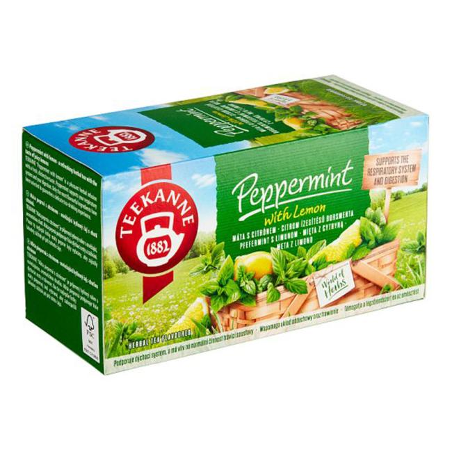 TEEKANNE herbal tea Mint with lemon HB 20 x 1.5g