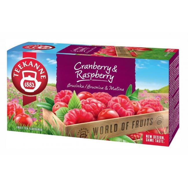 [PT604580] Tea TEEKANNE fruit HB Cranberry & Raspberry HB 20 x 2.25g