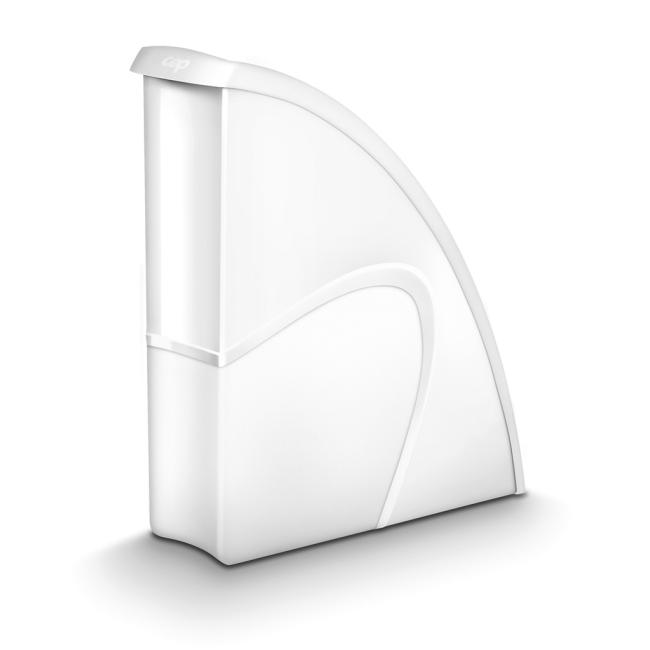 [CP740200] Cep Riviera white magazine rack