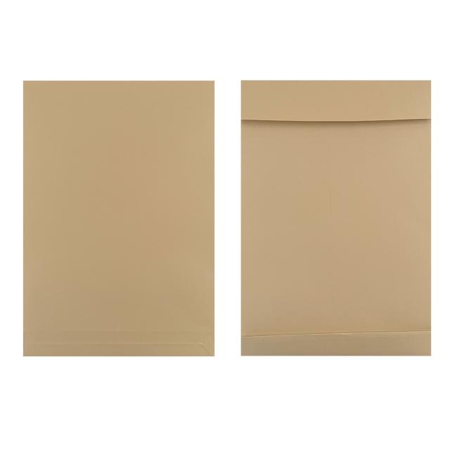 Bag B4 with X bottom and tear-off tape 250 x 354 mm brown 130g