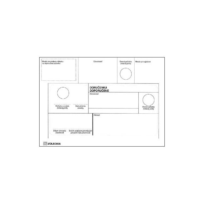[OB304043] Mailing envelope B6 with delivery note moistened